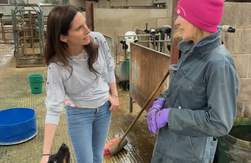 Aphra meeting local farmers