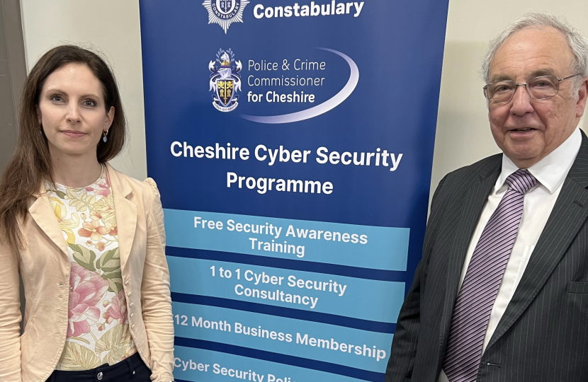 Aphra Brandreth with PCC John Dwyer