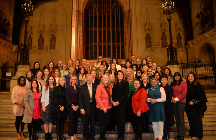 Aphra Brandreth MP with other HERoes