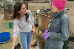 Aphra meeting local farmers