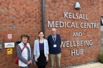 Outside the Kelsall wellbeing hub