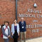 Aphra with trustees outside the Kelsall Wellbeing Hub