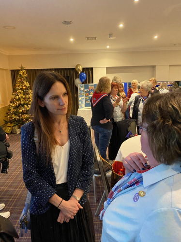 Aphra Brandreth MP at Girl Guiding Event